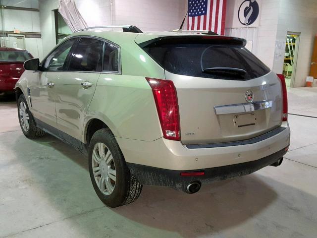 3GYFNAEY8AS608322 - 2010 CADILLAC SRX LUXURY GOLD photo 3