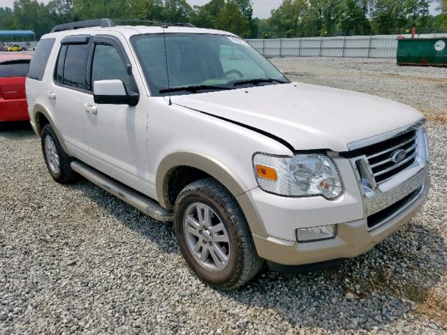 1FMEU6EEXAUA43655 - 2010 FORD EXPLORER E WHITE photo 1