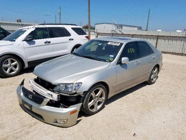 JTHBD192530065646 - 2003 LEXUS IS 300 SILVER photo 2