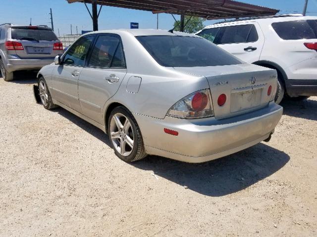 JTHBD192530065646 - 2003 LEXUS IS 300 SILVER photo 3