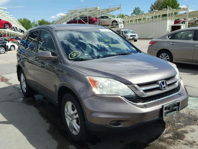 5J6RE4H77BL027001 - 2011 HONDA CR-V EXL BROWN photo 1