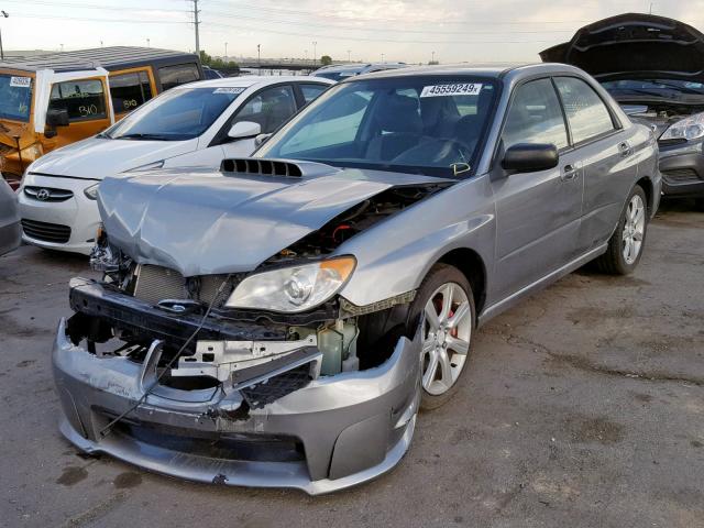 JF1GD75637G519446 - 2007 SUBARU IMPREZA WR SILVER photo 2