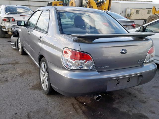 JF1GD75637G519446 - 2007 SUBARU IMPREZA WR SILVER photo 3