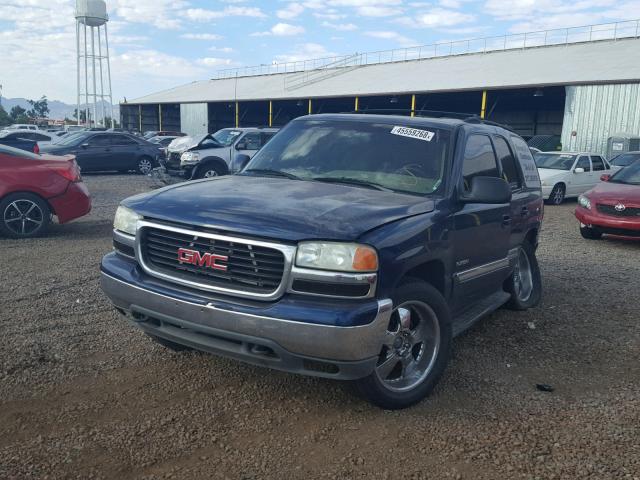 1GKEK13T1YJ110688 - 2000 GMC YUKON BLUE photo 2