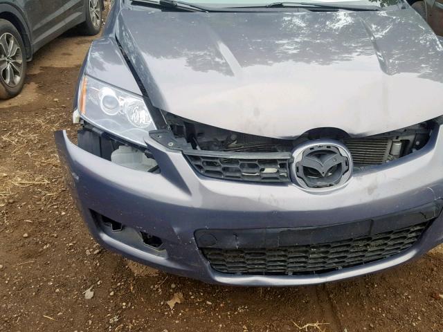 JM3ER293170164685 - 2007 MAZDA CX-7 SILVER photo 9