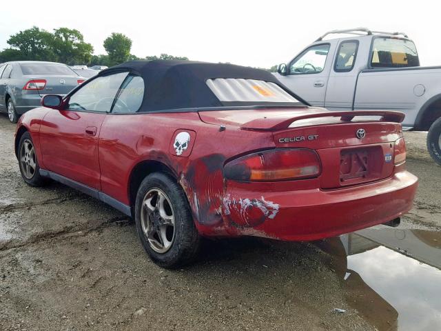 JT5FG02T9W0050932 - 1998 TOYOTA CELICA GT RED photo 3