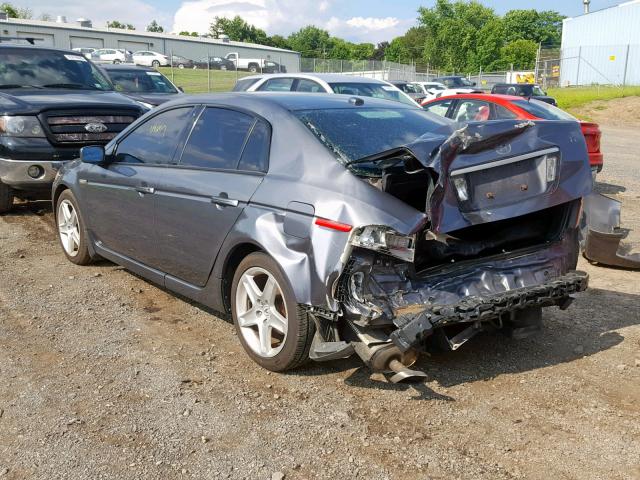 19UUA66276A050554 - 2006 ACURA 3.2TL GRAY photo 3