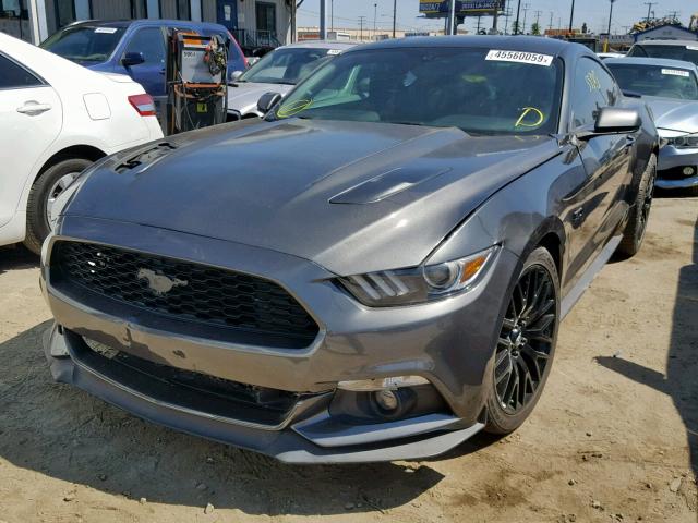 1FA6P8CF9G5237920 - 2016 FORD MUSTANG GT GRAY photo 2