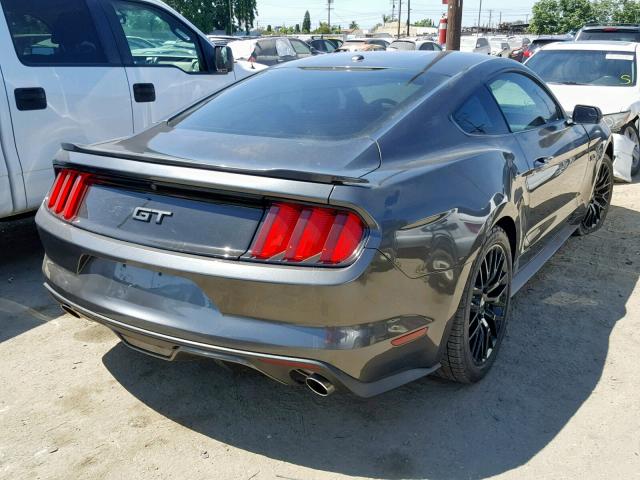 1FA6P8CF9G5237920 - 2016 FORD MUSTANG GT GRAY photo 4