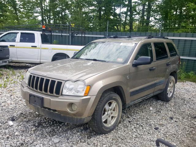 1J4HR48NX5C586884 - 2005 JEEP GRAND CHER TAN photo 2