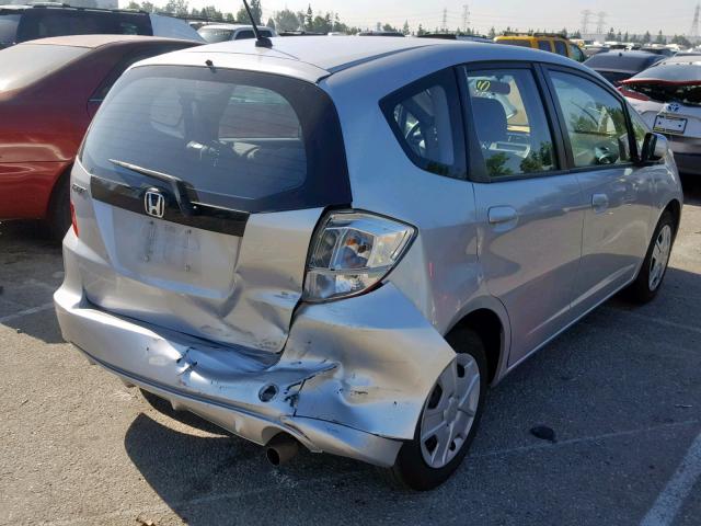 JHMGE8G3XCC040490 - 2012 HONDA FIT SILVER photo 4