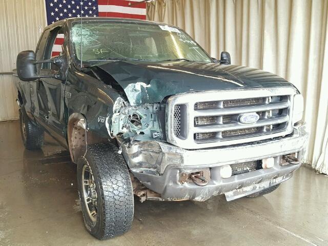 1FTSX31SX2EC99508 - 2002 FORD F350 SRW S GREEN photo 1