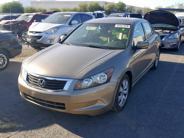 1HGCP26819A020137 - 2009 HONDA ACCORD EXL GOLD photo 2