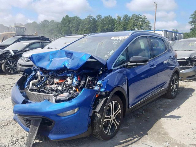 1G1FZ6S03K4121125 - 2019 CHEVROLET BOLT EV PR BLUE photo 2