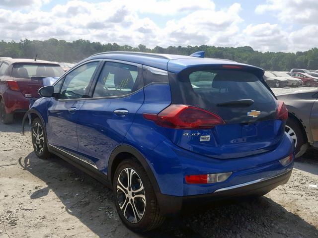 1G1FZ6S03K4121125 - 2019 CHEVROLET BOLT EV PR BLUE photo 3