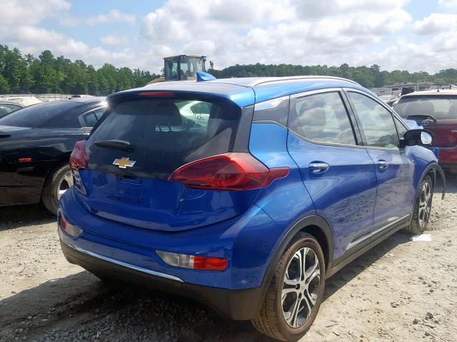 1G1FZ6S03K4121125 - 2019 CHEVROLET BOLT EV PR BLUE photo 4