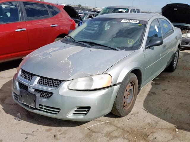 1B3EL36X14N278659 - 2004 DODGE STRATUS SE GREEN photo 2