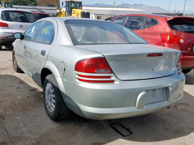 1B3EL36X14N278659 - 2004 DODGE STRATUS SE GREEN photo 3