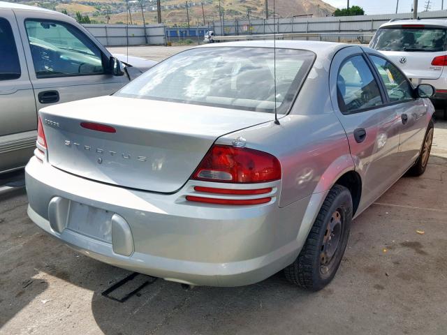 1B3EL36X14N278659 - 2004 DODGE STRATUS SE GREEN photo 4