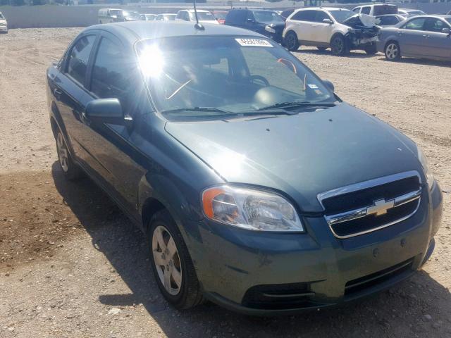 KL1TD5DE6BB137429 - 2011 CHEVROLET AVEO LS GREEN photo 1