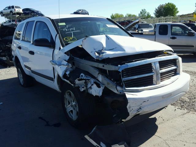 1D4HB48276F165451 - 2006 DODGE DURANGO SL WHITE photo 1