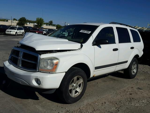 1D4HB48276F165451 - 2006 DODGE DURANGO SL WHITE photo 2