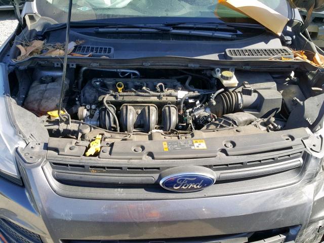 1FMCU0F70DUD39602 - 2013 FORD ESCAPE S GRAY photo 7