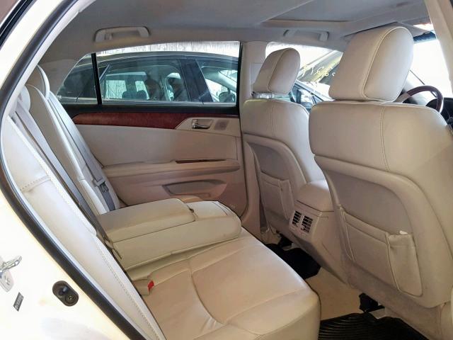 4T1BK3DB1BU399444 - 2011 TOYOTA AVALON BAS WHITE photo 6