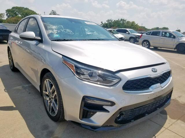 3KPF34AD4KE049707 - 2019 KIA FORTE GT L SILVER photo 1