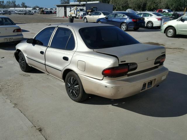 1Y1SK5268SZ059678 - 1995 GEO PRIZM BASE თაფლისფერი ფოტო 3