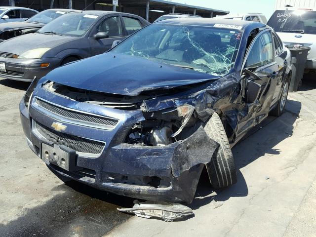 1G1ZC5EB3AF209391 - 2010 CHEVROLET MALIBU 1LT BLUE photo 2