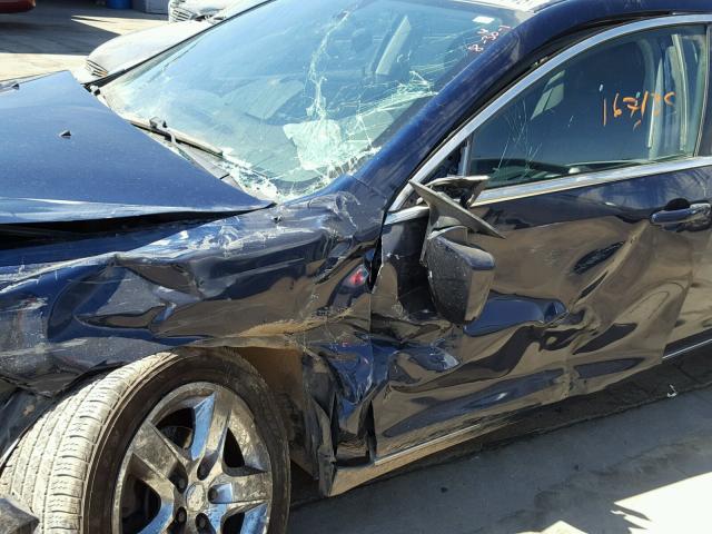 1G1ZC5EB3AF209391 - 2010 CHEVROLET MALIBU 1LT BLUE photo 9