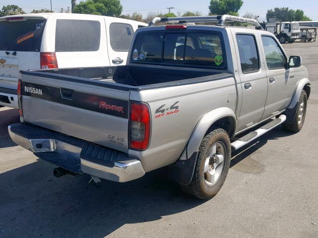 1N6ED27Y4YC412463 - 2000 NISSAN FRONTIER C BEIGE photo 4