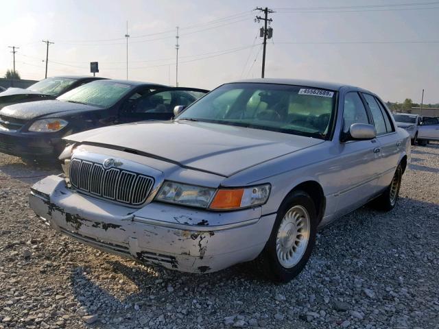 2MEFM75W4XX605427 - 1999 MERCURY GRAND MARQ SILVER photo 2