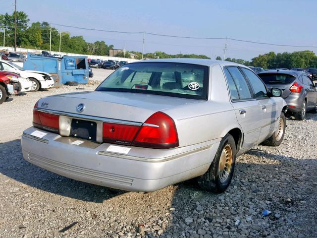 2MEFM75W4XX605427 - 1999 MERCURY GRAND MARQ SILVER photo 4