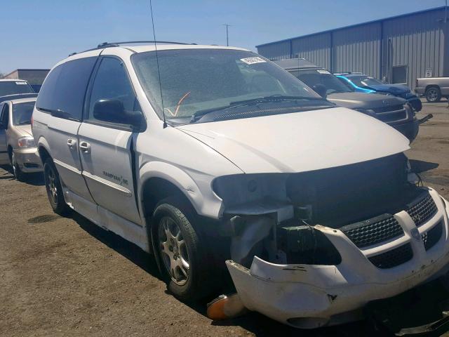 2B4GP44372R730791 - 2002 DODGE GRAND CARA WHITE photo 1