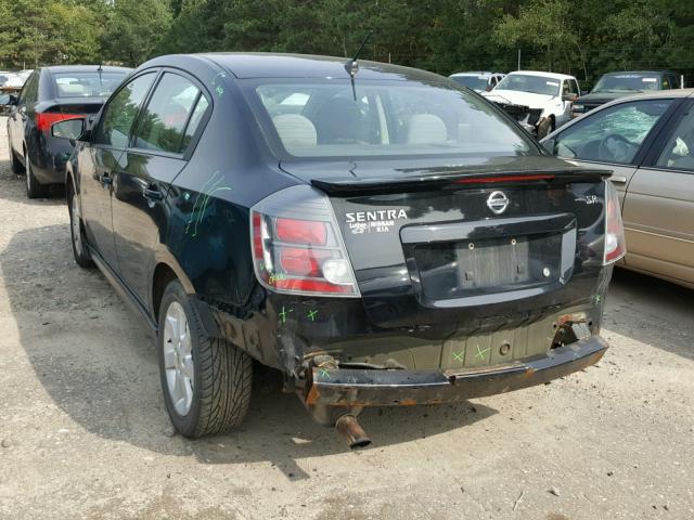 3N1AB6AP1AL715034 - 2010 NISSAN SENTRA 2.0 BLACK photo 3