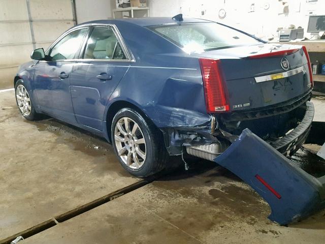 1G6DT57V890165365 - 2009 CADILLAC CTS HI FEA BLUE photo 3