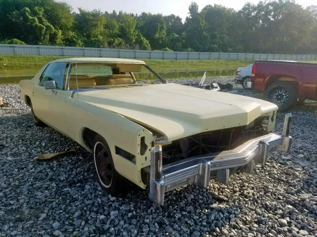 6L47S7Q228325 - 1977 CADILLAC EL DORADO YELLOW photo 1