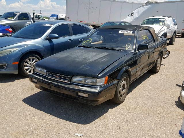 JNXHF16C9MT001069 - 1991 INFINITI M30 BLACK photo 2