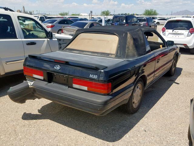 JNXHF16C9MT001069 - 1991 INFINITI M30 BLACK photo 4