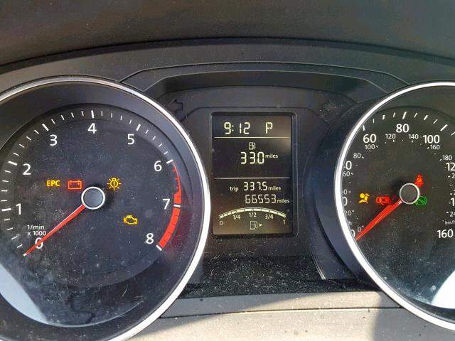 3VW2K7AJ8FM283785 - 2015 VOLKSWAGEN JETTA BASE 蓝色 照片 8