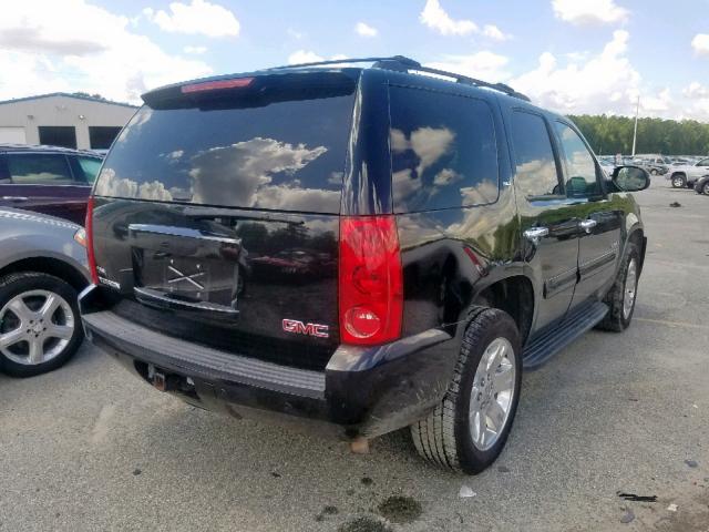 1GKFK13068J180536 - 2008 GMC YUKON BLACK photo 4