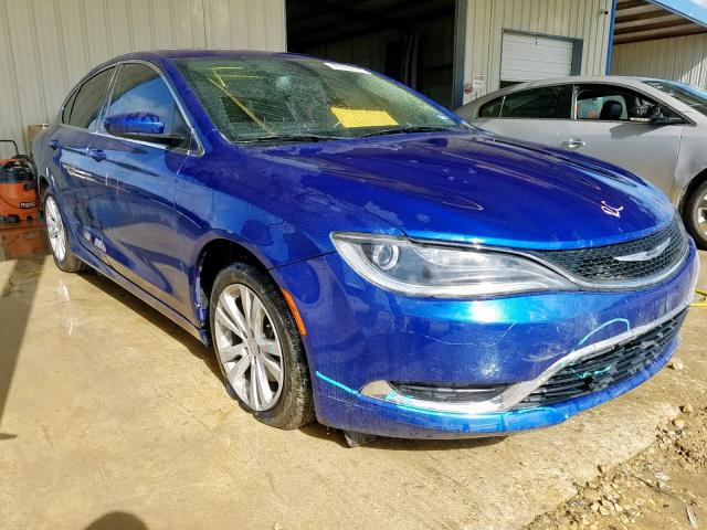 1C3CCCAB6FN684722 - 2015 CHRYSLER 200 LIMITE BLUE photo 1