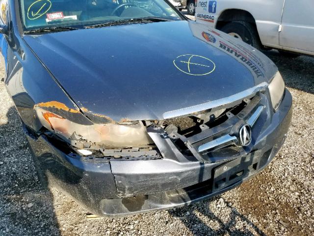 JH4CL96815C035544 - 2005 ACURA TSX BLACK photo 9