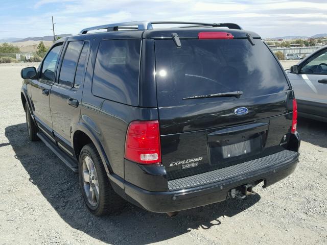 1FMDU75W53ZA95579 - 2003 FORD EXPLORER L BLACK photo 3