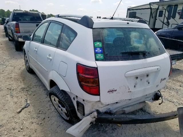 5Y2SL63815Z478709 - 2005 PONTIAC VIBE WHITE photo 3