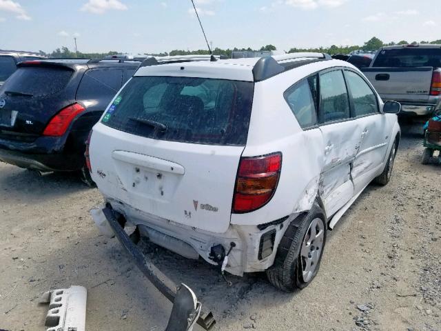 5Y2SL63815Z478709 - 2005 PONTIAC VIBE WHITE photo 4