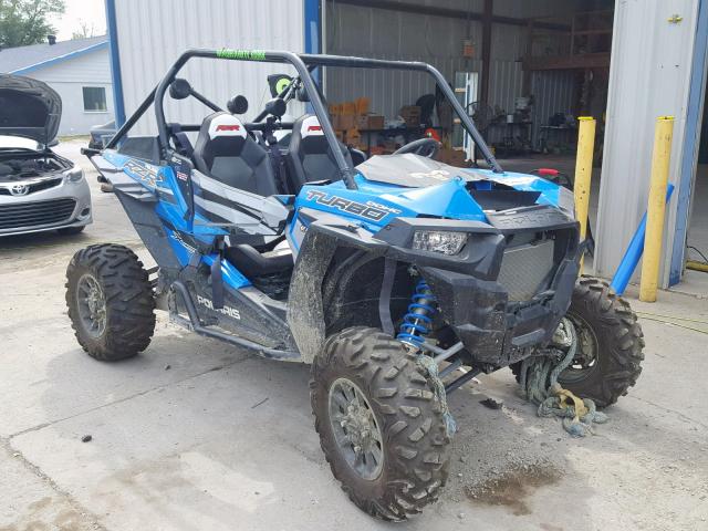 3NSVDE928JF417959 - 2018 POLARIS RZR XP TUR BLUE photo 1