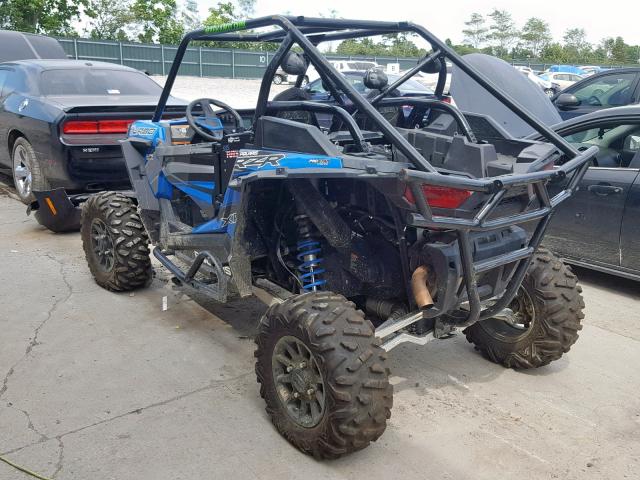 3NSVDE928JF417959 - 2018 POLARIS RZR XP TUR BLUE photo 3